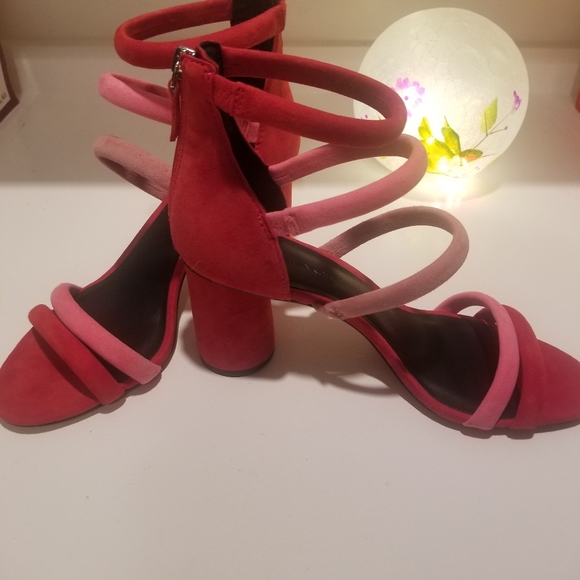 Rebecca Minkoff Shoes - REBECCA MINKOFF LEATHER SUEDE SANDALS